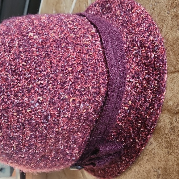 Betmar New York vintage cloche maroon woamns hat - Picture 13 of 14